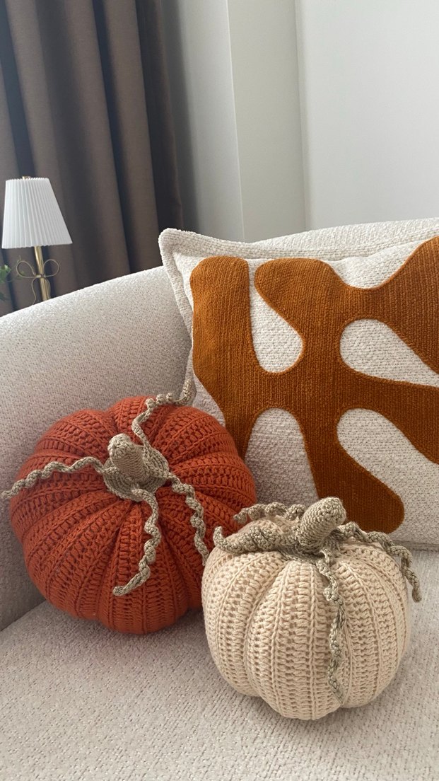 Balkabağı yastık - Görsel 2