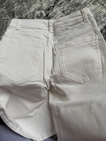 34 Beden beyaz Renk Kot pantolon