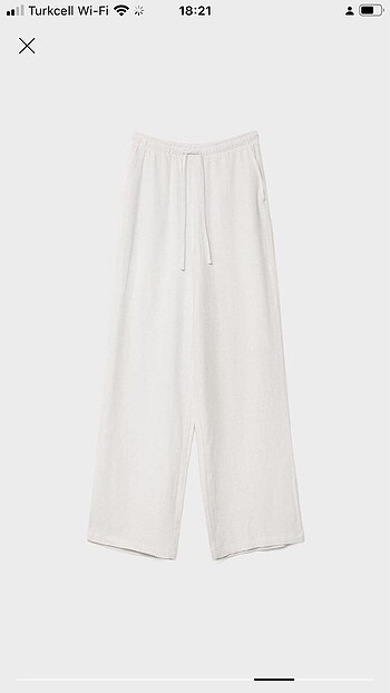 Stradivarius stradivarius keten pantolon