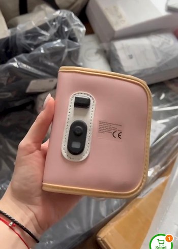 Pembe Pastel biberon isitici - Görsel 3