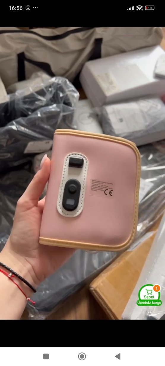 Pembe Pastel biberon isitici - Görsel 3