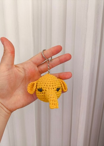 Hello Kitty Sarı Püsküllü Kadın Anahtarlık