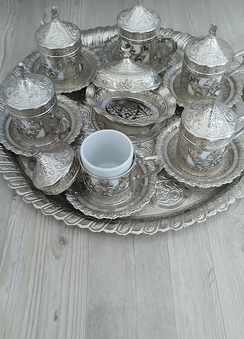 Gümüş kahve seti 