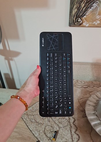 Logitech Kablosuz Siyah Klavye - Görsel 2