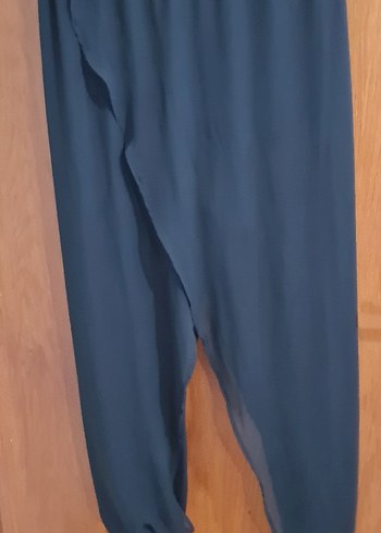 l Beden siyah Renk tül şalvar pantolon