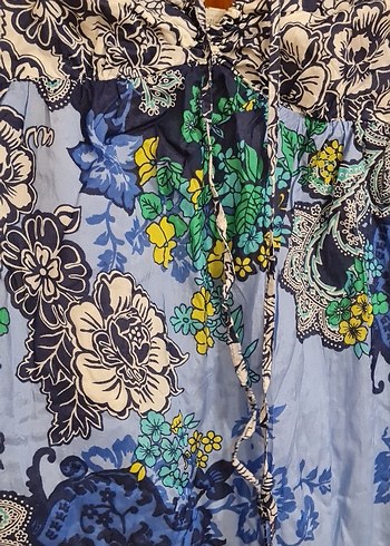 Bohem Desenli Uzun Askısız Elbise - Görsel 3