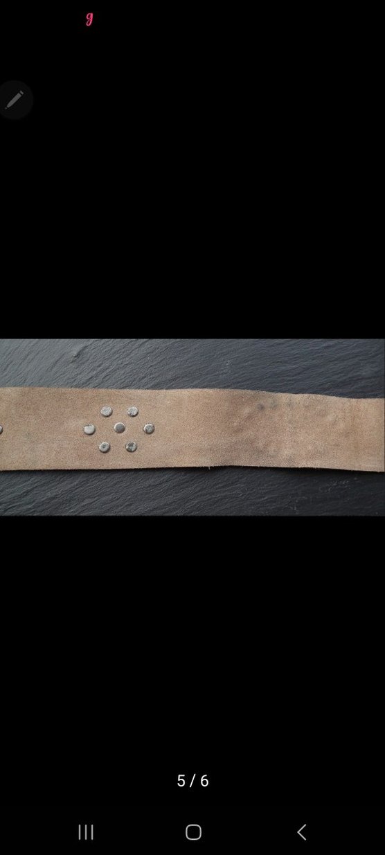 Kadın Deri Kemer Vintage Gümüş Tokalı - Görsel 5