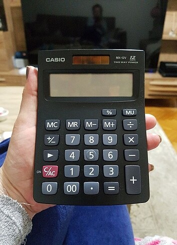 Casio hesap makinesi