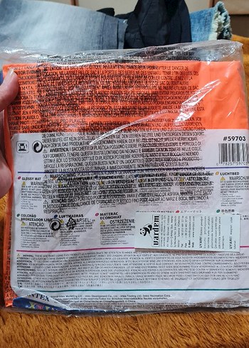 Renkli Baskılı su yatagi - Görsel 3