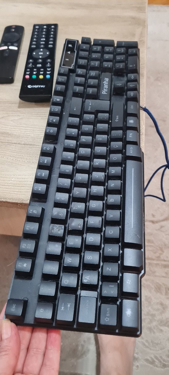 Piranha Siyah Kablolu Klavye - Görsel 2