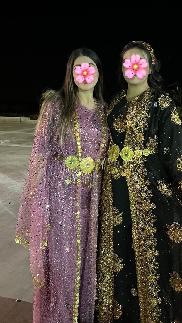 Mor Payetli Uzun Kadın Kına Elbisesi - Görsel 2