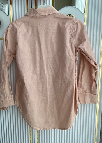 Bej Keten  Gömlek - Düğmeli, Uzun Kollu - Görsel 2