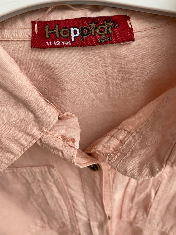 Bej Keten  Gömlek - Düğmeli, Uzun Kollu - Görsel 3