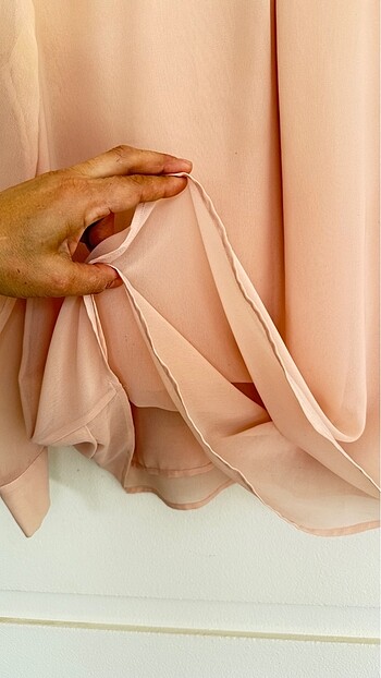 DONNA KARAN İPEK ŞIFON BLUZ - Görsel 5