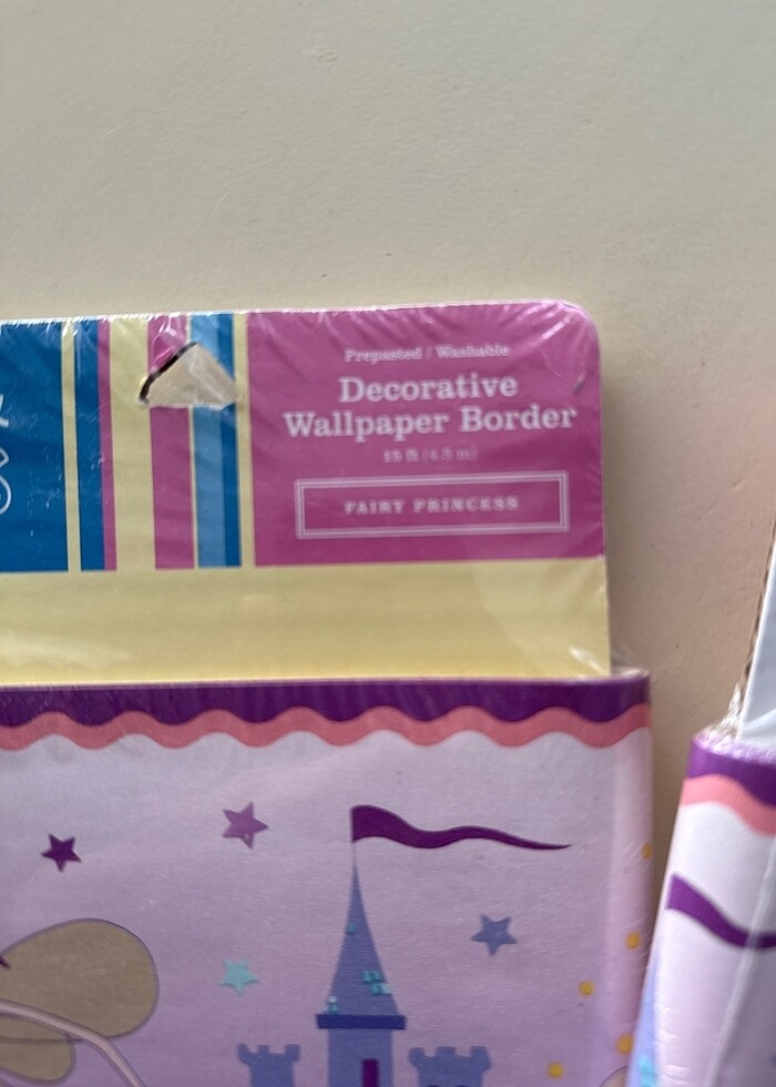 Üç parça kız çocuk odası dekorasyon seti - Görsel 3