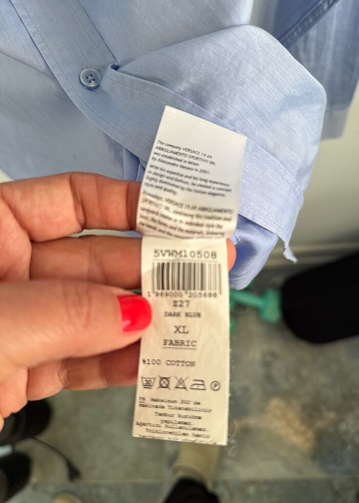 Hiç kullanılmamış erkek takım gömleği - Görsel 4