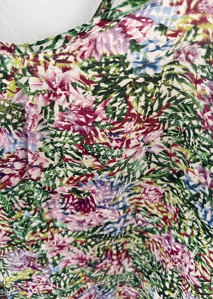 Koton marka İpek viskon askılı bluz M beden - Görsel 4