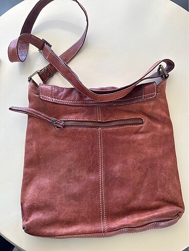 Yurtdışından alınma yağlı kuzu derisi çanta - Görsel 6