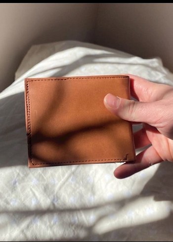 Koyu Kahverengi Minimalist Erkek Cüzdan - Görsel 3