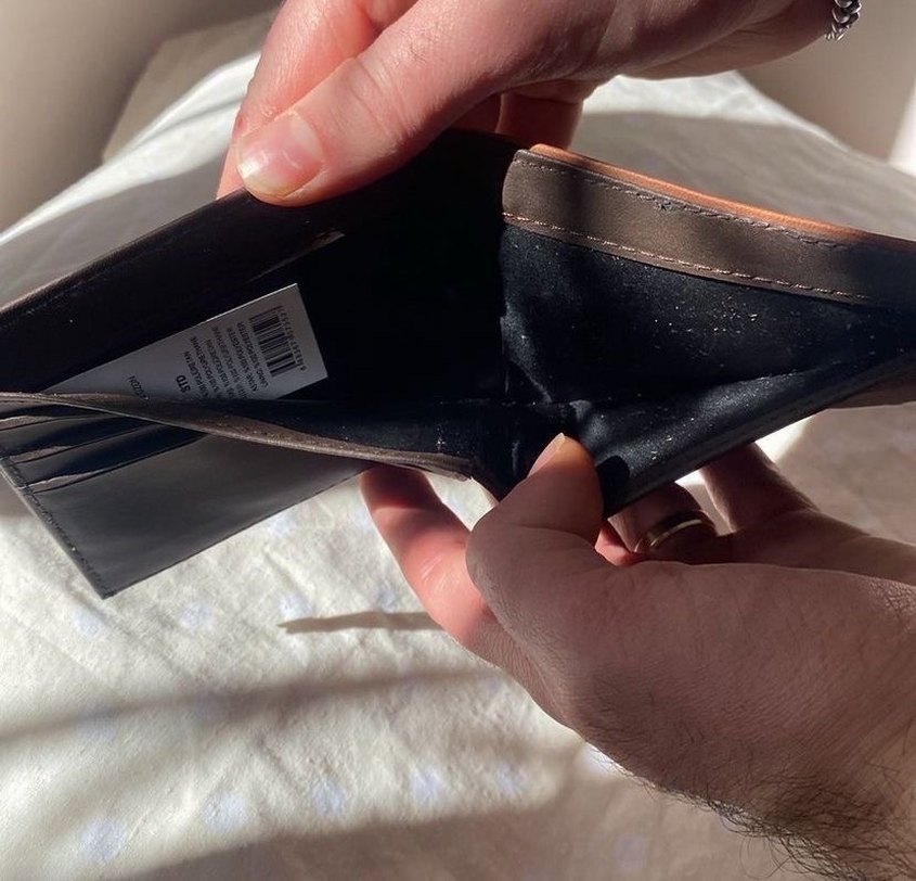 Koyu Kahverengi Minimalist Erkek Cüzdan - Görsel 2