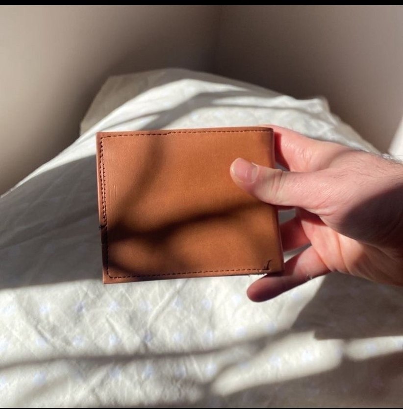 Koyu Kahverengi Minimalist Erkek Cüzdan - Görsel 3
