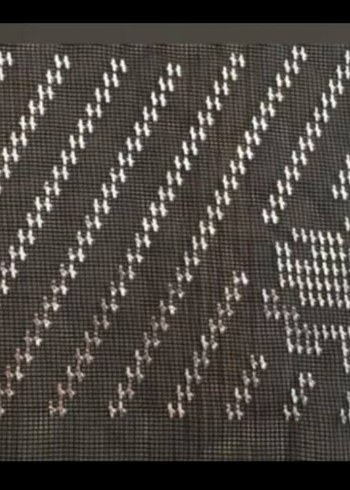 Louis Vuitton tel kırma işlenmiş tül
