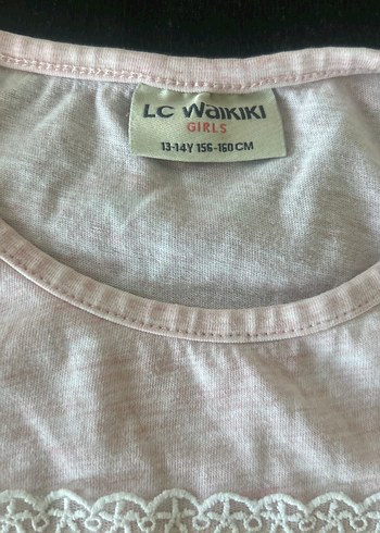 Dantel Detaylı Bohem Kız Tişörtü - Görsel 5