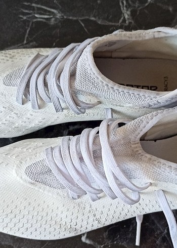 Orjinal Adidas Erkek Beyaz Bağcıklı Futbol Ayakkabısı