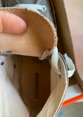 42 Beden gri Renk converse spor ayakkabı