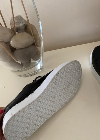 Siyah Bağcıklı Kadın Stiletto Oxford Ayakkabı - Görsel 5