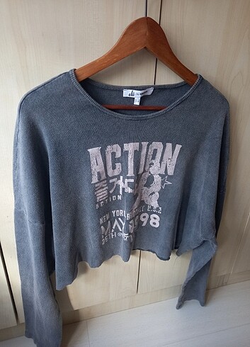 Eskitme efektli crop - Görsel 4