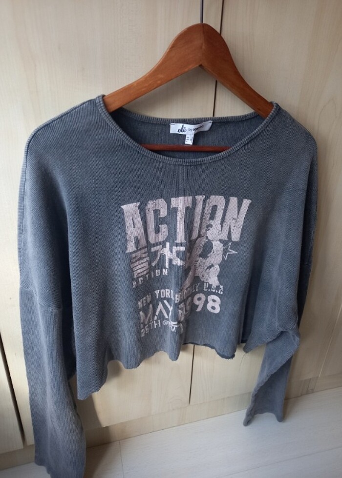 Eskitme efektli crop - Görsel 4