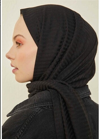 Fresh Scarfs comfy siyah penye şal 