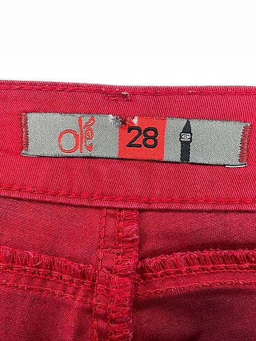 28 Beden bordo Renk Koton Jean / Kot %70 İndirimli.