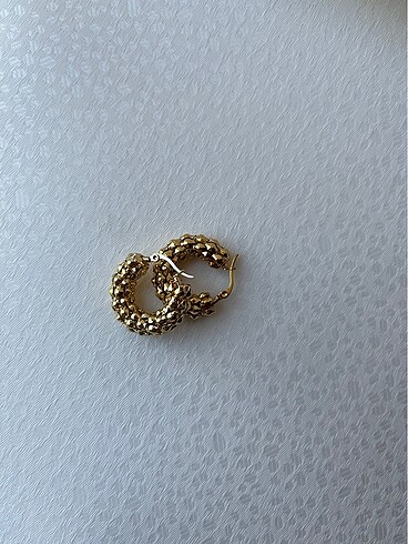 Çelik gold küpe