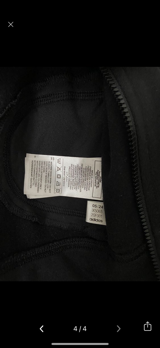 Siyah Fermuarlı Kadın Eşofman Üstü yeni orjinal - Görsel 3