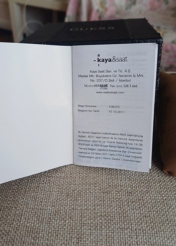 Guess Original Erkek Kol Saati.Kahverengi Kayışlı - Görsel 3