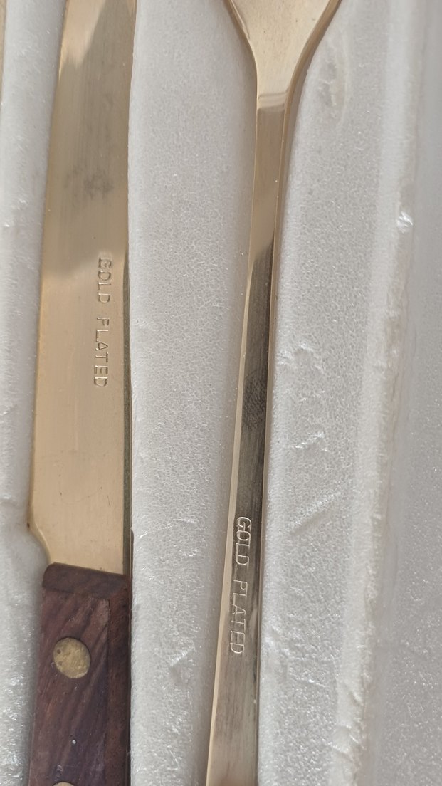 Altın Kaplama Ahşap Saplı Bar Seti - Görsel 4