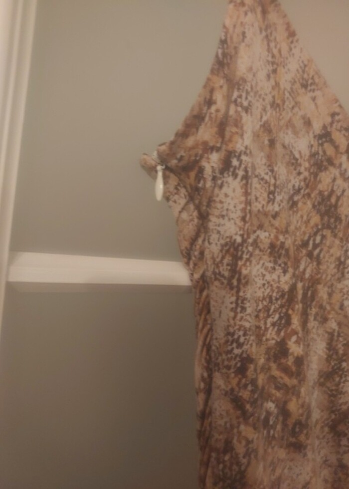 Likrali mango elbise - Görsel 4