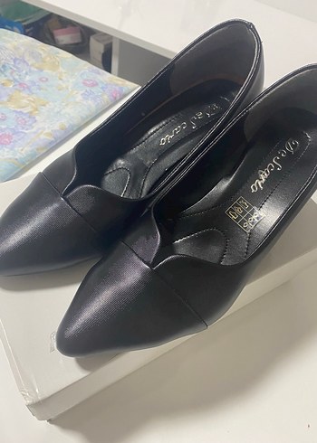 Klasik Siyah  Kadın Topuklu Ayakkabı - Görsel 2