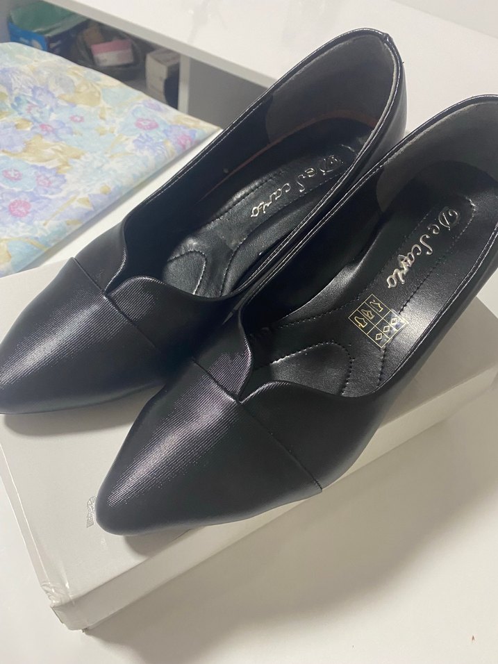 Klasik Siyah  Kadın Topuklu Ayakkabı - Görsel 2