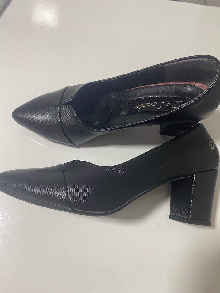 Klasik Siyah  Kadın Topuklu Ayakkabı - Görsel 5