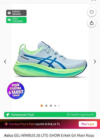 Asics Gel Nimbus 26 - Görsel 9