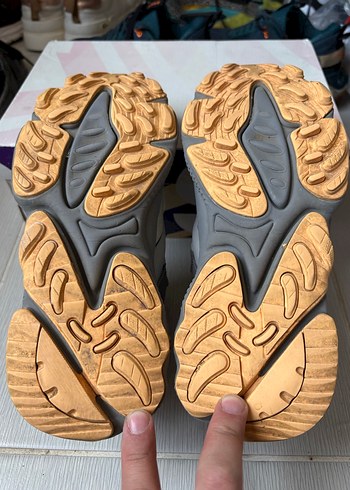 Gri Bağcıklı Adidas Spor Ayakkabı - Görsel 7