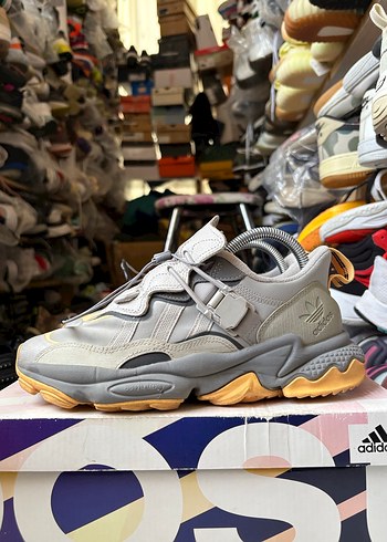 Gri Bağcıklı Adidas Spor Ayakkabı - Görsel 6