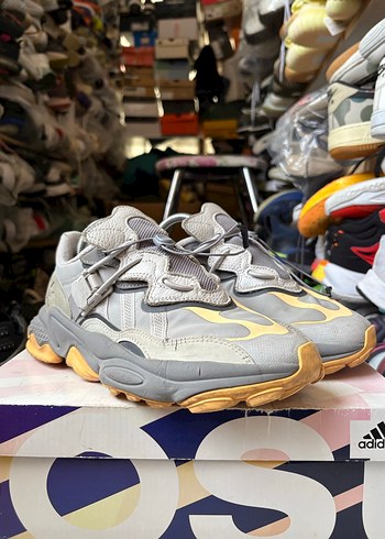 Gri Bağcıklı Adidas Spor Ayakkabı - Görsel 2