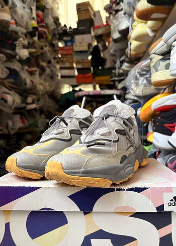 Gri Bağcıklı Adidas Spor Ayakkabı - Görsel 5