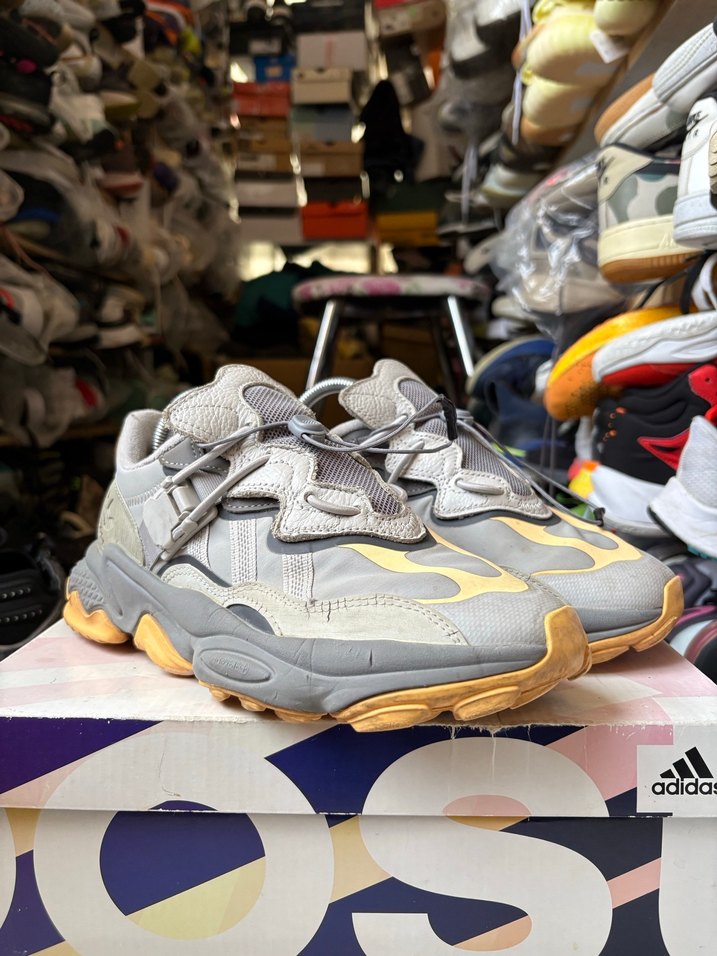 Gri Bağcıklı Adidas Spor Ayakkabı - Görsel 2