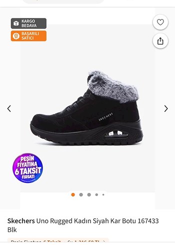 Skechers Siyah Erkek Spor Bot - Görsel 8