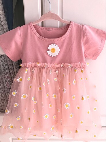 Pembe bebek elbise